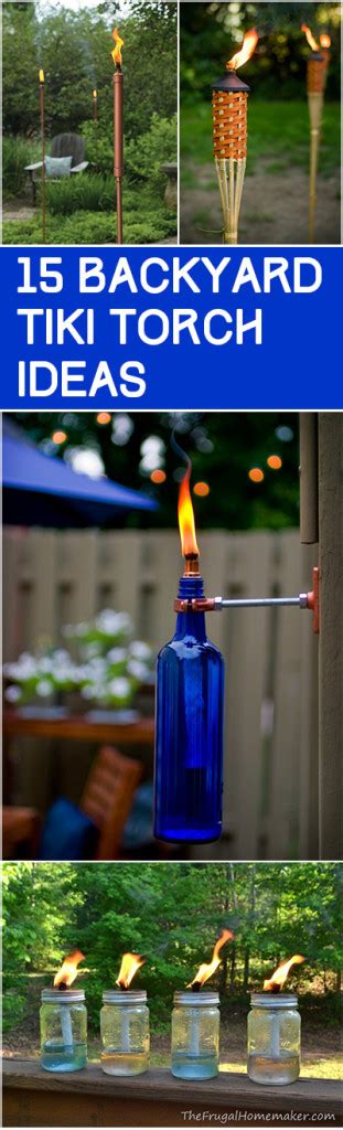 15 Backyard Tiki Torches To Light Up Your Yard ~ Bless My Weeds