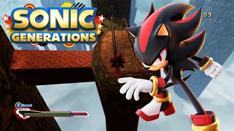 Remastered Shadow In Sky Rail Sonic Generations Mods Youtube