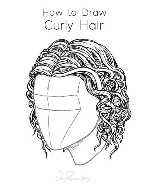 How To Draw Curly Hair Step By Step Art Tutorial By Jeyram Art