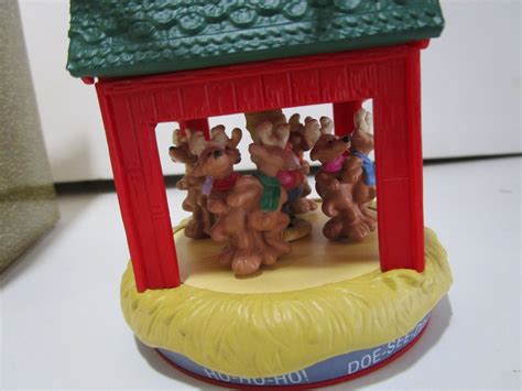 Vintage 1990 Hallmark Magic Light And Motion Ornament Santas Ho Ho Hoedown Ebay