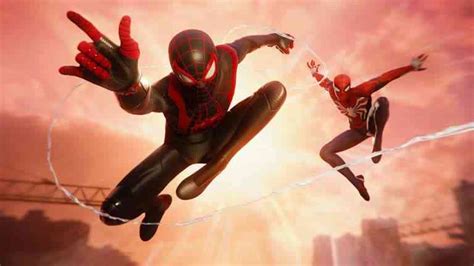 Epic Web Swinging And Stunts In Spider Man Miles Morales Gameplay Video