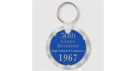 50th Class Reunion Ts For Class Of 1967 Keychain Zazzle