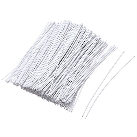 Metallic Twist Ties Mm X Mm Plastic White Cable Cord Ties Pcs