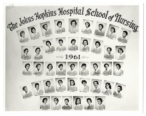 Johns Hopkins Hospital School Of Nursing Class Of 1961 Flickr