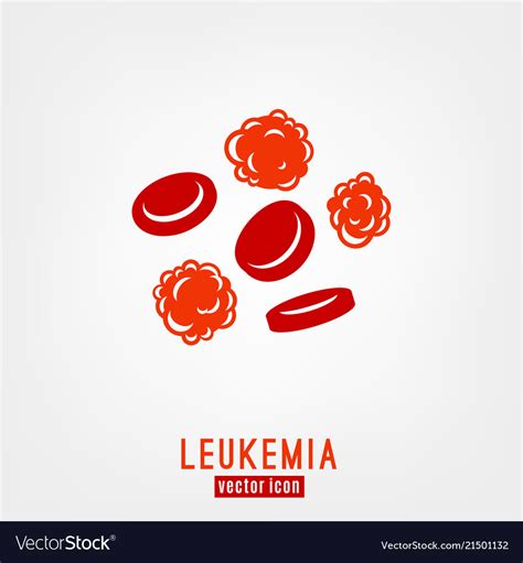Leukemia Icon Image Royalty Free Vector Image Vectorstock