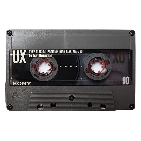 Sony UX90 chrome blank audio cassette tapes - Retro Style Media