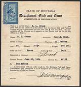 Montana Fish And Game Hunting License
