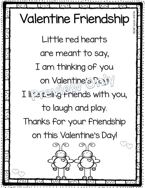 Valentines Day Poems For Kids Valentines Day Poems For Kids 5