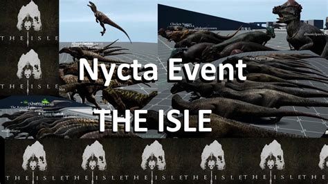 The Isle Massive Dinosaur War Isla Nycta Deathmatch Server Event