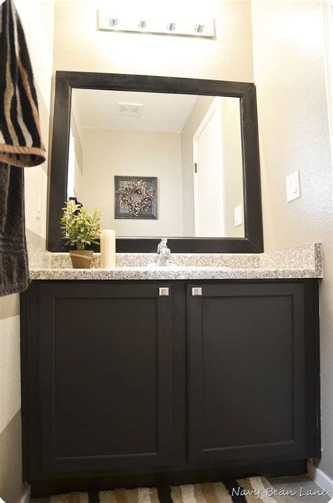Bathroom paint needs to provide protection from humidity and moisture that leads to staining, chipping and peeling. How To Paint kitchen & bathroom cabinets | Black bathroom ...