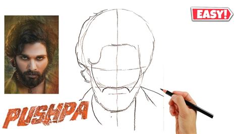 Pushpa Allu Arjun Drawing Pushpa Allu Arjun How To Draw Outline