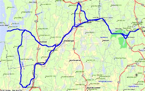 Quabbin Reservoir Hiking Trail Map Travelsfinderscom