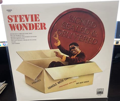 Signed Sealed And Delivered By Stevie Wonder 2018 07 00 Lp Motown