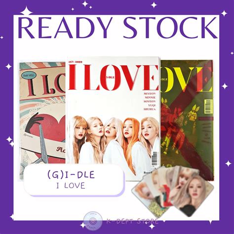 Jual Gi Dle Gidle I Love 5th Mini Album Shopee Indonesia