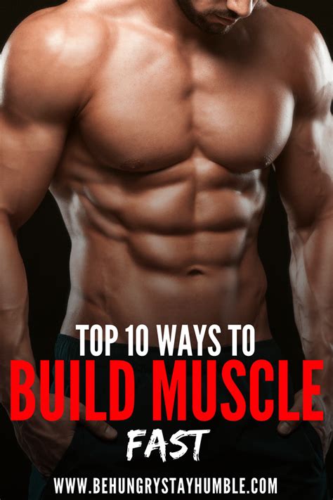 Get A List Of The Top 10 Ways To Build Muscle Fast Most Guys Trying To
