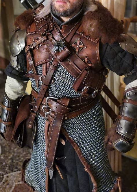 Geralt Ursine Armor Breastplate Fur Handmade Custom Size Etsy Australia
