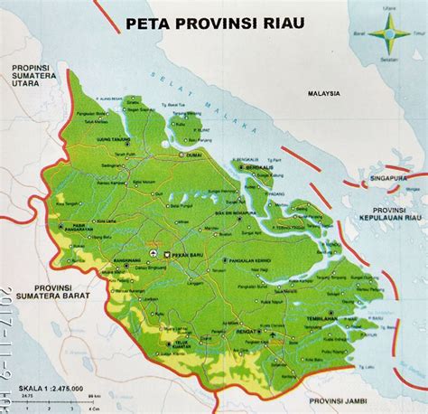 Peta Provinsi Riau