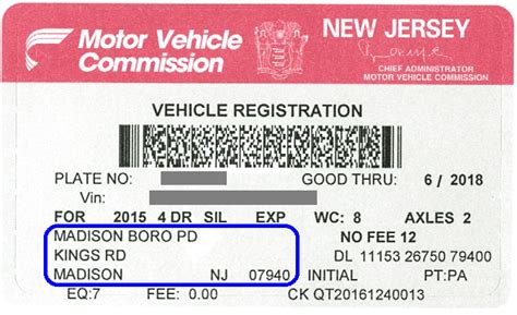Nj Vehicle Registration Vehicle Uoi