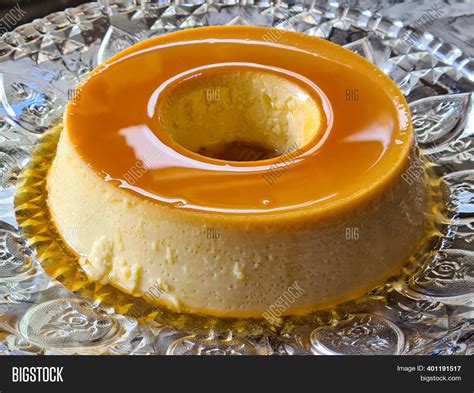 Condensed Milk Pudding Image And Photo Free Trial Bigstock