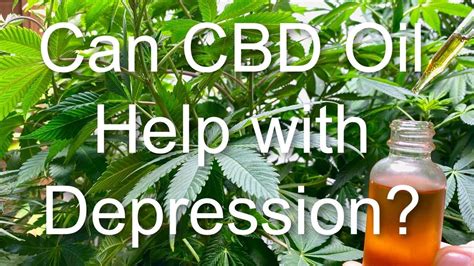 Can Cbd Oil Help With Depression Youtube