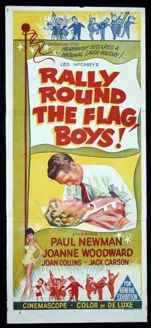 Rally Round The Flag Boys Original Daybill Movie Poster Joanne Woodward