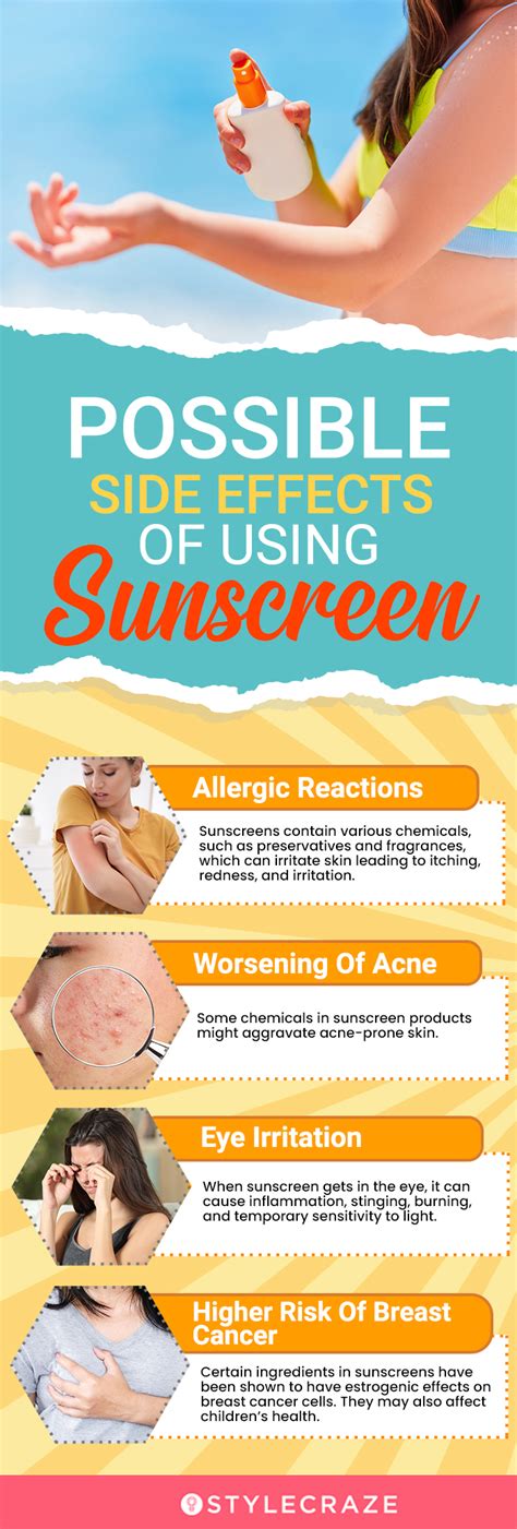 6 Side Effects Of Using Sunscreen You Should Be Aware Of