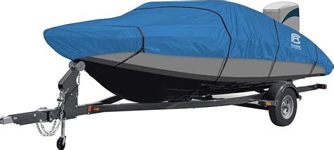 Classic Accessories Stellex All Seasons Boat Cover Blue Boat Covers