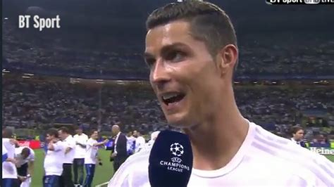 Watch Cristiano Ronaldos Post Match Interview As He Explains Why Real