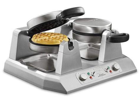 Waring Commercial Ww250x2 Double Belgian Waffle Maker Rotary
