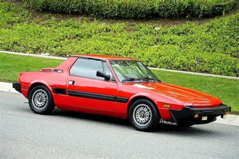 1987 Bertone Fiat X 19 19 5 Speed Manual Red California Car Rare Year
