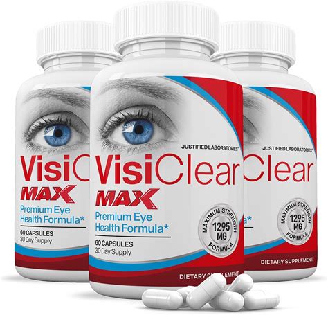 3 Pack Visiclear Max 1295mg Revolutionary Eye Health