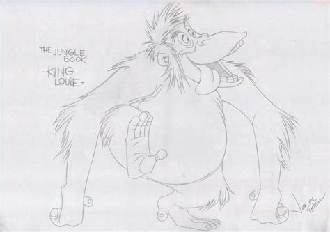 The Jungle Book King Louie Original Drawing Signed Catawiki