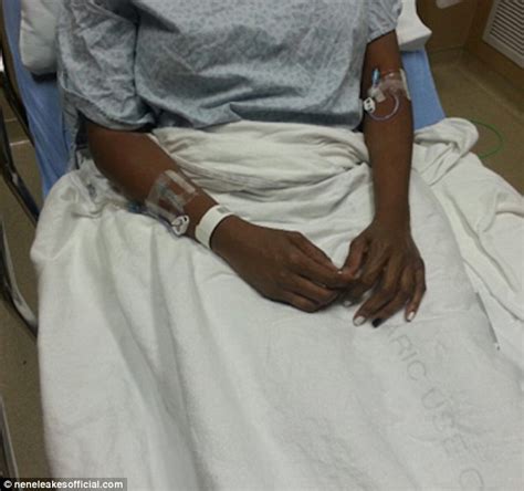 Nene Leakes In Hospital With Blood Clots On Her Lung Daily Mail Online