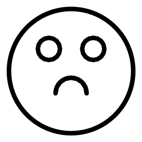 Sad Emoji Emoticon 2 Vector Svg Icon Svg Repo