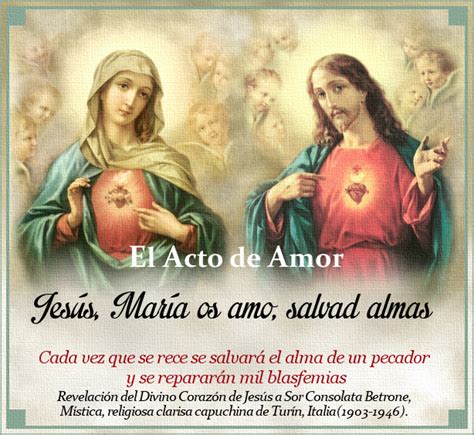 Prácticas De Piedad Y Devocionario Católico El Acto De Amor A JesÚs Y