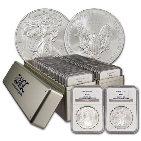1986 2020 Complete Silver Eagle Set Ngc Ms69 35 Coins Ebay