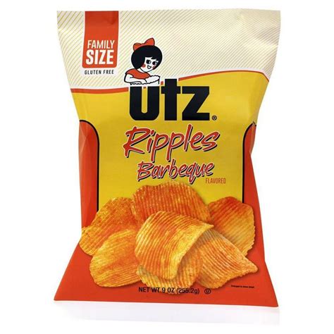 Utz Bbq Ripple Potato Chips 9oz Reviews 2022