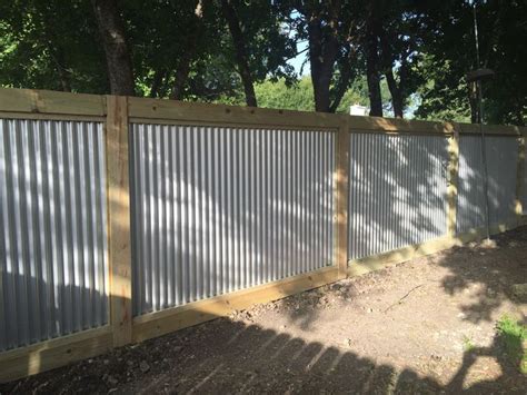 Affordable fence and gates build the best looking, safest corrugated steel fence…period! Pin by THOMAS SANDERS on Corrugated Metal Fence | Corrugated metal fence, Metal fence, Metal ...