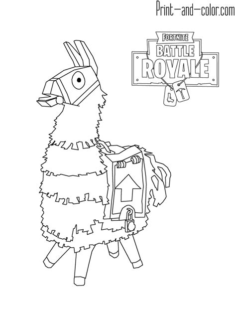 I will be making more intricate prints when i'm done with my. Fortnite coloring pages | Print and Color.com