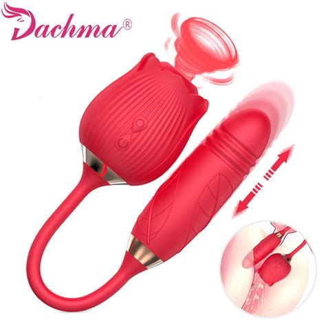 rose toy vibrator for woman sucking and licking sex machine toys female clitoris sucker point g