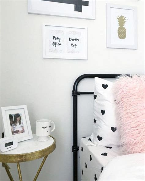 Cute Black And White Teen Girl Bedroom Decor Ideas Home Decor And Weddings