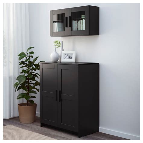 Ikea 365+ glasses can withstand everyday use. https://www.ikea.com/no/no/p/brimnes-skap-med-dorer-svart ...