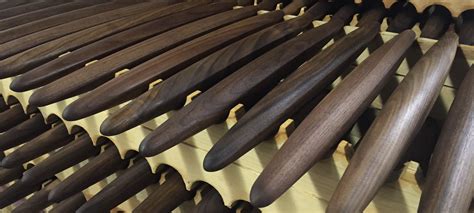 Custom Wooden Rolling Pins Manufactured At Our Factory In Maine