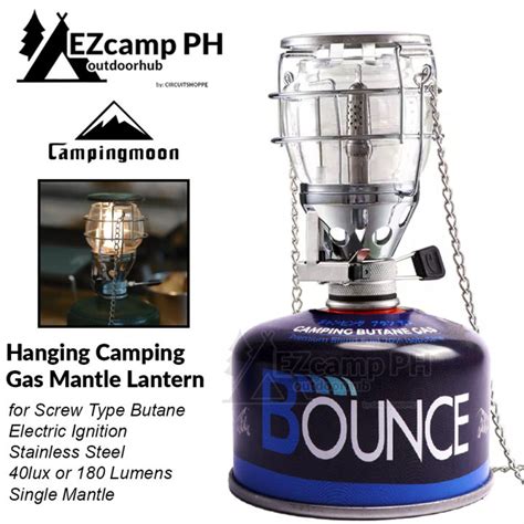 Campingmoon T 4 Hanging Single Mantle Gas Butane Lantern Lamp Camping