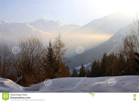 Sunrise In The Alps Stock Photo Image Of Alps Mountains 16693258