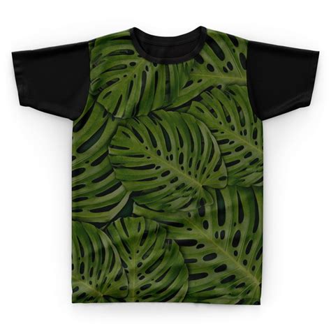 Camiseta Folha Natureza Árvore Verde Plantas Textura Colorido Elo7