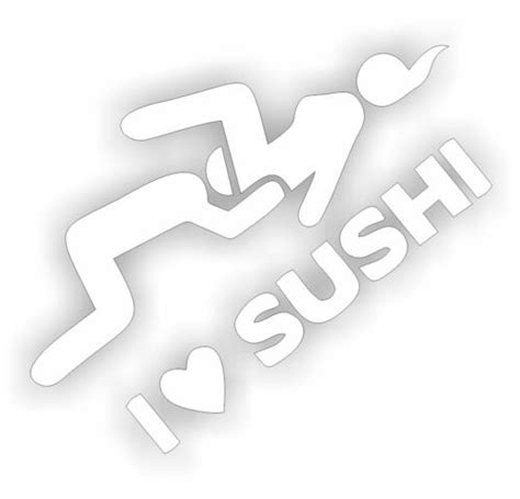 I Love Sushi Auto Aufkleber Tuning Sticker Decal Jdm Shocker Vagina