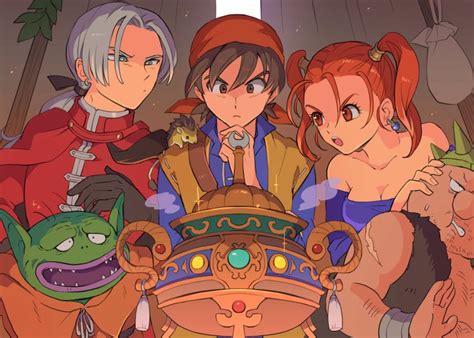 Noshima Hero Dq Jessica Albert Kukuru Dq Yangus Dragon Quest Dragon Quest Viii
