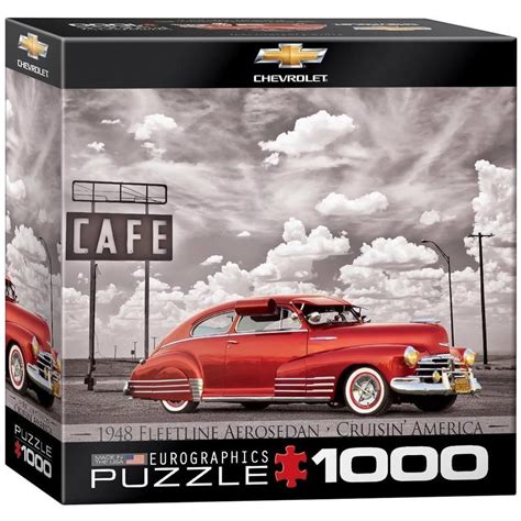 New Jigsaw Puzzle 1000 Piece Eurographics 1948 Fleetline Aerosedan