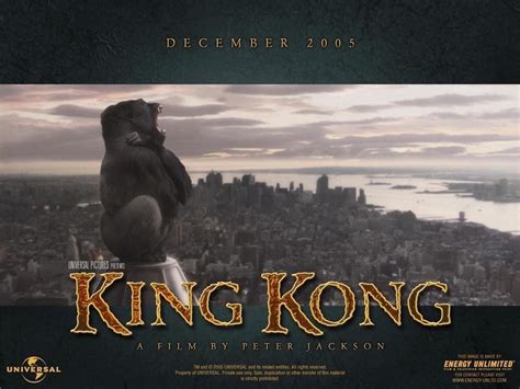 King Kong Wallpaper: King Kong 2005 Movie Poster | King kong, King kong vs godzilla, King kong 2005